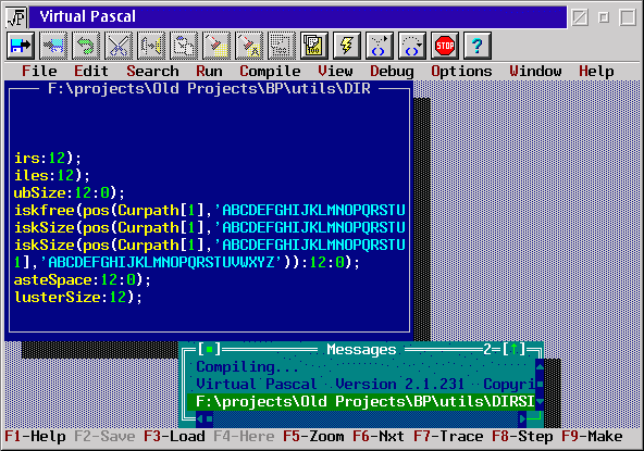 Virtual Pascal IDE