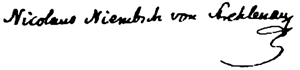 Signatur: Nikolaus Lenau